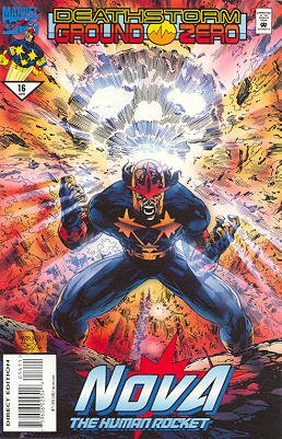couverture, jaquette Nova 16  - Ground Zero!Issues V2 (1994 - 1995) (Marvel) Comics