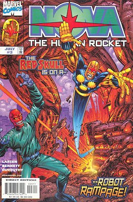 couverture, jaquette Nova 3  - Lo, There Shall Come--A Really Big Robot!Issues V3 (1999) (Marvel) Comics