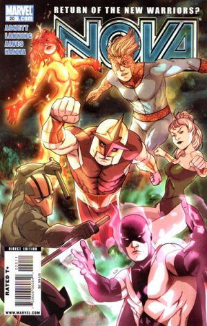 couverture, jaquette Nova 20  - Return of the New WarriorsIssues V4 (2007 - 2010) (Marvel) Comics