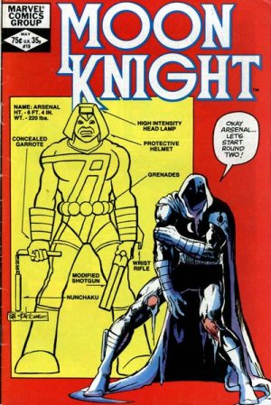 couverture, jaquette Moon Knight 19  - Assault on Island StrangeIssues V1 (1980 - 1984) (Marvel) Comics