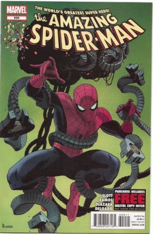couverture, jaquette The Amazing Spider-Man 699  - Dying Wish: Outside the BoxIssues V1 Suite (2003 - 2013) (Marvel) Comics