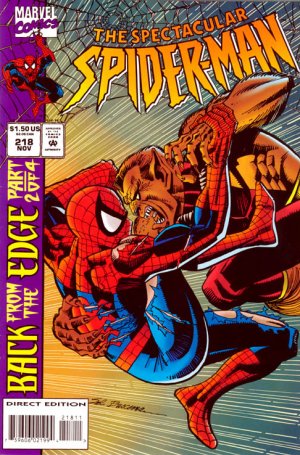 Spectacular Spider-Man 218 - Back From The Edge, Part 2: When Monsters Roam!