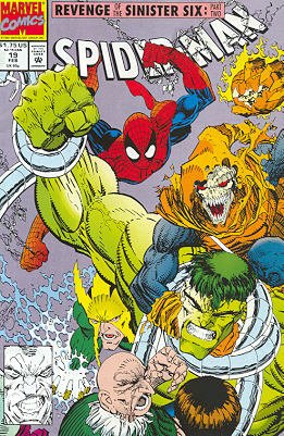 couverture, jaquette Spider-Man 19  - Revenge of the Sinister Six: Part TwoIssues V1 (1990 - 1996) (Marvel) Comics