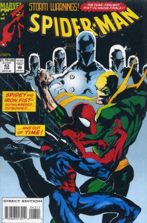 couverture, jaquette Spider-Man 43  - Storm Warnings! Part 3 : Media BlitzIssues V1 (1990 - 1996) (Marvel) Comics