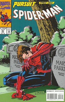 couverture, jaquette Spider-Man 45  - Pursuit, Part One: The Dream BeforeIssues V1 (1990 - 1996) (Marvel) Comics