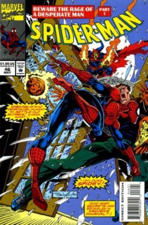 couverture, jaquette Spider-Man 46  - Beware the Rage of a Desperate Man!, Part 1: DirectionsIssues V1 (1990 - 1996) (Marvel) Comics