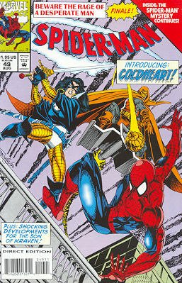 couverture, jaquette Spider-Man 49  - Beware the Rage of a Desperate Man!, Finale: Cold HeartsIssues V1 (1990 - 1996) (Marvel) Comics
