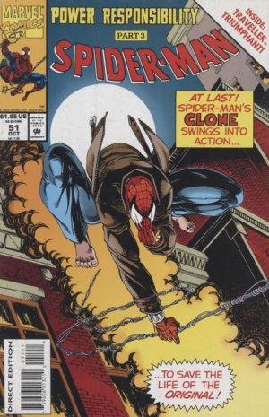 couverture, jaquette Spider-Man 51  - Power & Responsibility, Part 3: A Heart Beat Away!Issues V1 (1990 - 1996) (Marvel) Comics