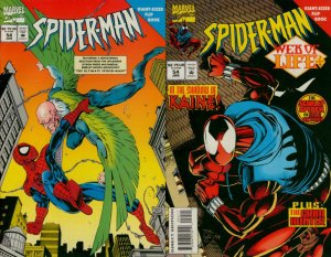 couverture, jaquette Spider-Man 54  - Web of Life, Part 2: SnaredIssues V1 (1990 - 1996) (Marvel) Comics