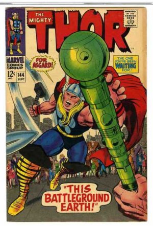 couverture, jaquette Thor 144  - This Battleground Earth!Issues V1 (1966 à 1996) (Marvel) Comics