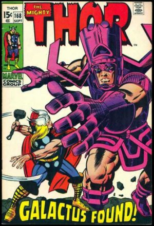 couverture, jaquette Thor 168  - Galactus Found!Issues V1 (1966 à 1996) (Marvel) Comics