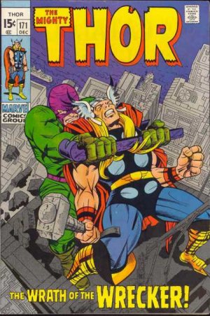 couverture, jaquette Thor 171  - The Wrath of the Wrecker!Issues V1 (1966 à 1996) (Marvel) Comics