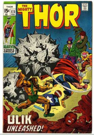 couverture, jaquette Thor 173  - Ulik Unleashed!Issues V1 (1966 à 1996) (Marvel) Comics