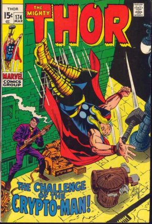 couverture, jaquette Thor 174  - The Carnage of the Crypto-Man!Issues V1 (1966 à 1996) (Marvel) Comics