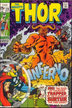 couverture, jaquette Thor 176  - Inferno!Issues V1 (1966 à 1996) (Marvel) Comics