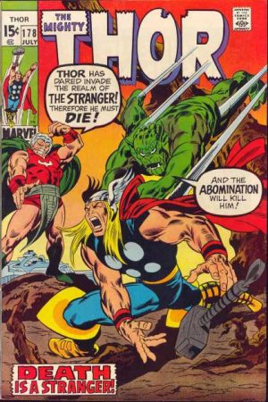 couverture, jaquette Thor 178  - Death is a StrangerIssues V1 (1966 à 1996) (Marvel) Comics