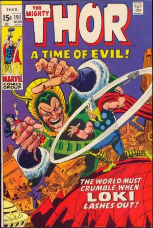 couverture, jaquette Thor 191  - A Time of Evil!Issues V1 (1966 à 1996) (Marvel) Comics
