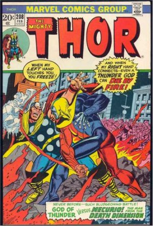 couverture, jaquette Thor 208  - The Fourth-Dimensional Man!Issues V1 (1966 à 1996) (Marvel) Comics