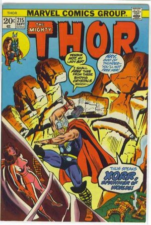 couverture, jaquette Thor 215  - The God in the JewelIssues V1 (1966 à 1996) (Marvel) Comics