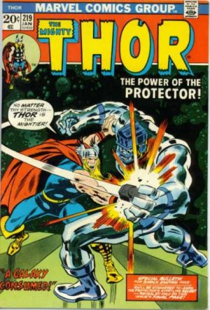 couverture, jaquette Thor 219  - A Galaxy Consumed!Issues V1 (1966 à 1996) (Marvel) Comics