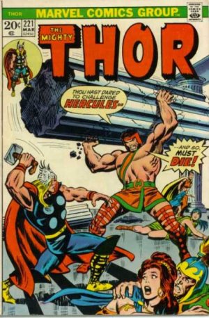 couverture, jaquette Thor 221  - Hercules Enraged!Issues V1 (1966 à 1996) (Marvel) Comics