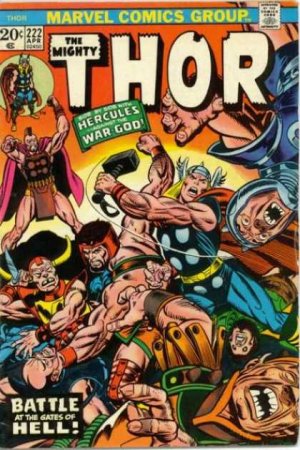 couverture, jaquette Thor 222  - Before the Gates of Hell!Issues V1 (1966 à 1996) (Marvel) Comics