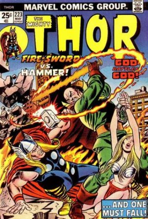 couverture, jaquette Thor 223  - Hellfire Across the World!Issues V1 (1966 à 1996) (Marvel) Comics