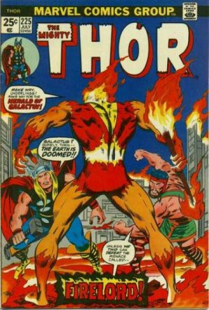 couverture, jaquette Thor 225  - The Coming of The Firelord!Issues V1 (1966 à 1996) (Marvel) Comics