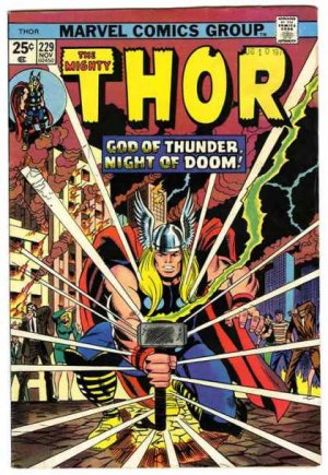 couverture, jaquette Thor 229  - Where Darkness Dwells, Dwell I!Issues V1 (1966 à 1996) (Marvel) Comics