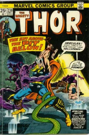 couverture, jaquette Thor 230  - The Sky Above... The Pits Below!Issues V1 (1966 à 1996) (Marvel) Comics
