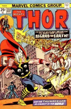 couverture, jaquette Thor 233  - Midgard Aflame!Issues V1 (1966 à 1996) (Marvel) Comics