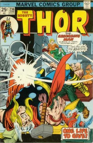 couverture, jaquette Thor 236  - One Life to Give!Issues V1 (1966 à 1996) (Marvel) Comics