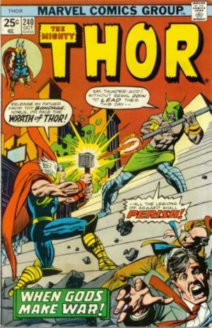 couverture, jaquette Thor 240  - When the Gods Make War!Issues V1 (1966 à 1996) (Marvel) Comics