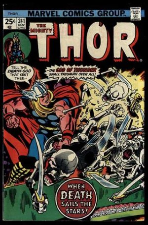couverture, jaquette Thor 241  - The Death-Ship Sails the Stars!Issues V1 (1966 à 1996) (Marvel) Comics