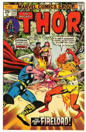 couverture, jaquette Thor 246  - The Fury of Firelord!Issues V1 (1966 à 1996) (Marvel) Comics