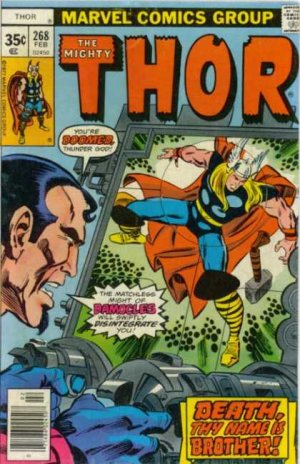 couverture, jaquette Thor 268  - Death, Thy Name is Brother!Issues V1 (1966 à 1996) (Marvel) Comics