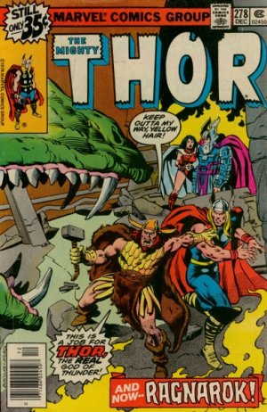couverture, jaquette Thor 278  - At Long Last -- Ragnarok?!Issues V1 (1966 à 1996) (Marvel) Comics