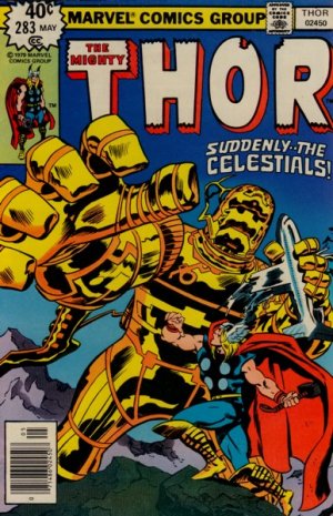 couverture, jaquette Thor 283  - Suddenly -- The Celestials!Issues V1 (1966 à 1996) (Marvel) Comics