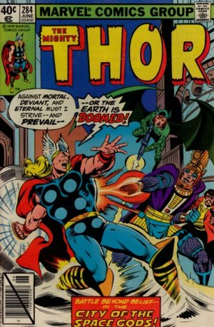 couverture, jaquette Thor 284  - The City of the Space Gods!Issues V1 (1966 à 1996) (Marvel) Comics
