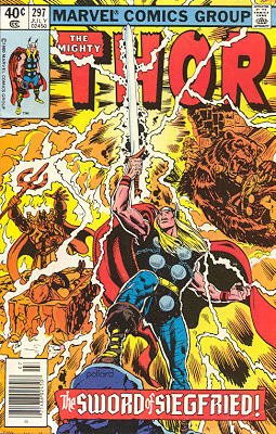 couverture, jaquette Thor 297  - The Sword of Siegfried!Issues V1 (1966 à 1996) (Marvel) Comics