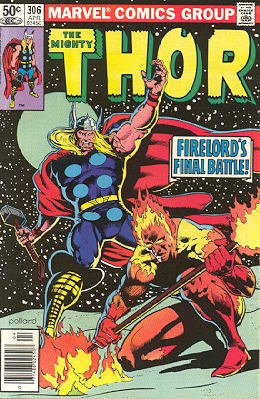 couverture, jaquette Thor 306  - Fury of the Firelord!Issues V1 (1966 à 1996) (Marvel) Comics