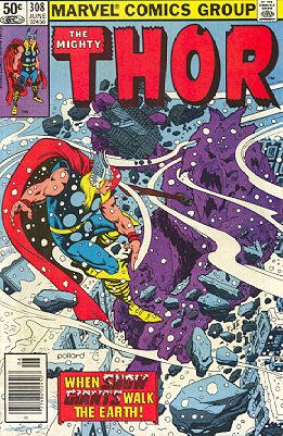 couverture, jaquette Thor 308  - The Snow GiantIssues V1 (1966 à 1996) (Marvel) Comics