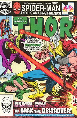 couverture, jaquette Thor 314  - Acts of DestructionIssues V1 (1966 à 1996) (Marvel) Comics