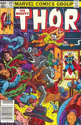 couverture, jaquette Thor 320  - Blake's MenagerieIssues V1 (1966 à 1996) (Marvel) Comics
