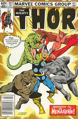 Thor # 321 Issues V1 (1966 à 1996)