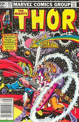 couverture, jaquette Thor 322  - The Wrath and the Power!Issues V1 (1966 à 1996) (Marvel) Comics