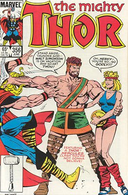 couverture, jaquette Thor 356  - The Power and the Pride!Issues V1 (1966 à 1996) (Marvel) Comics