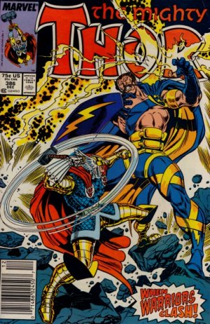 couverture, jaquette Thor 386  - When Warriors Clash! Thor, Lord of Thunder vs. Leir, Lord of...Issues V1 (1966 à 1996) (Marvel) Comics