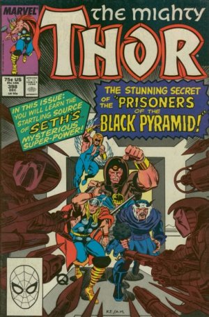 couverture, jaquette Thor 398  - The Prisoners of the Black Pyramid!Issues V1 (1966 à 1996) (Marvel) Comics