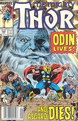 couverture, jaquette Thor 399  - When Asgard DiesIssues V1 (1966 à 1996) (Marvel) Comics